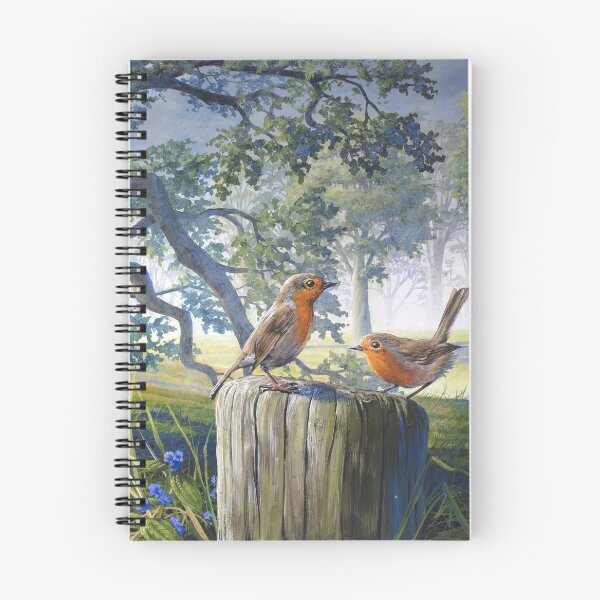 Item preview, A pair of Robins by an Oak Tree designed and sold by Debbie Clark.