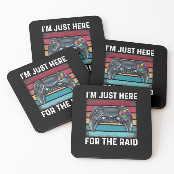 Item preview, Game Im Just Here For The Raid - Funny Best Gift Ideas For Gamer Game Lover Birthday designed and sold by NDTStore.
