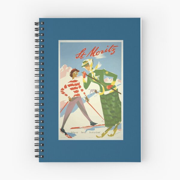 Item preview, Vintage Travel Poster - St Moritz - Switzerland designed and sold by DesignTool.