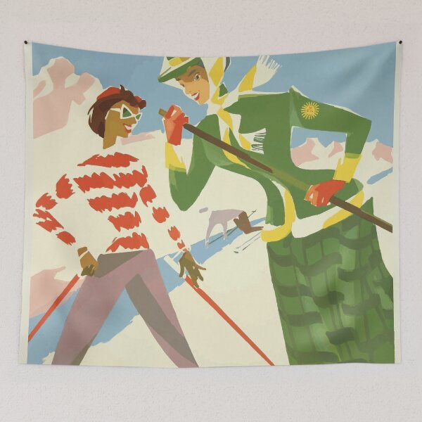 Item preview, Vintage Travel Poster - St Moritz - Switzerland designed and sold by DesignTool.