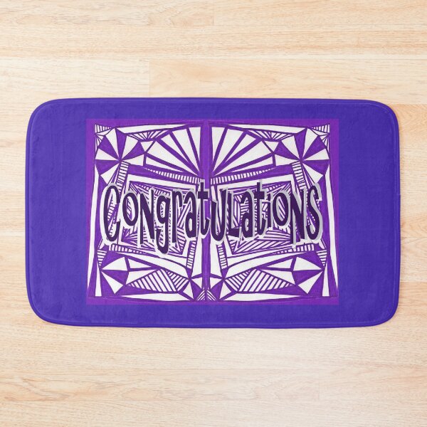 Item preview, Purple Pattern Proposed 4 Picture Portal Congratulations designed and sold by KazM.