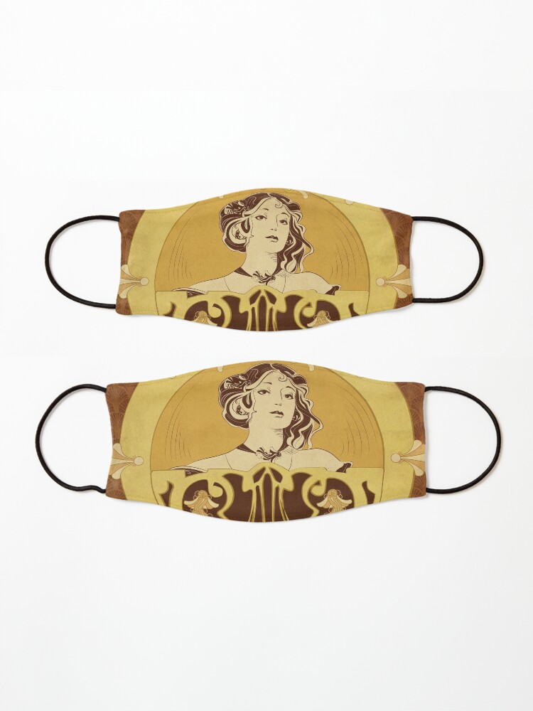 Masque ''Parure Poisson brun' : autre vue