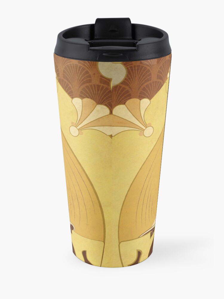 Mug isotherme ''Parure Poisson brun' : autre vue