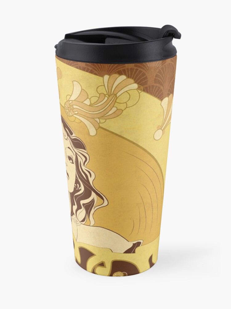 Mug isotherme ''Parure Poisson brun' : autre vue