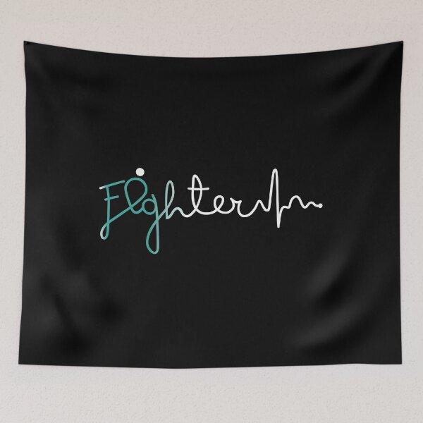 Item preview, Fighter- Ovarian Cancer Awareness Gifts for Women Ovarian Cancer Support Ribbon designed and sold by Awarenessshop.