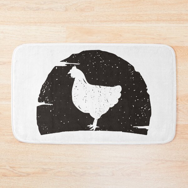 Item preview, chicken animal art vintage sunset designed and sold by alaechamlal.