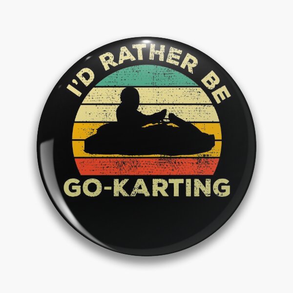 Item preview, I’d Rather Be Go-karting Vintage Gift For Karting Lovers designed and sold by JokeGysen.