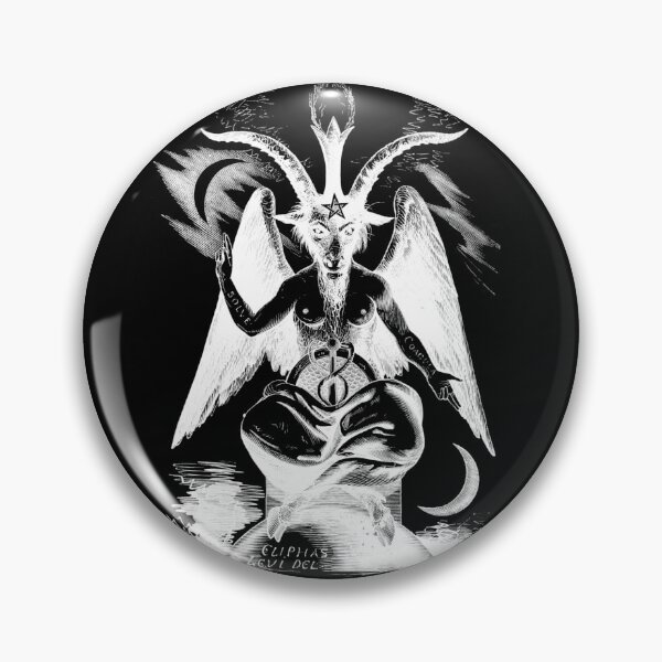 Item preview, Pentagram Baphomet Sigil Occult Satanic Goat Head Devil 666 designed and sold by enjoytheshirt.