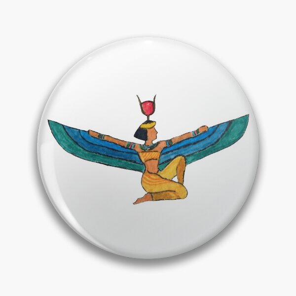 Item preview, Ancient Egyptian Goddess Isis Watercolor Painting designed and sold by WatercolorStore.