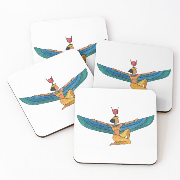 Item preview, Ancient Egyptian Goddess Isis Watercolor Painting designed and sold by WatercolorStore.