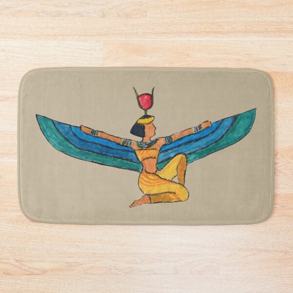 Item preview, Ancient Egyptian Goddess Isis Watercolor Painting designed and sold by WatercolorStore.