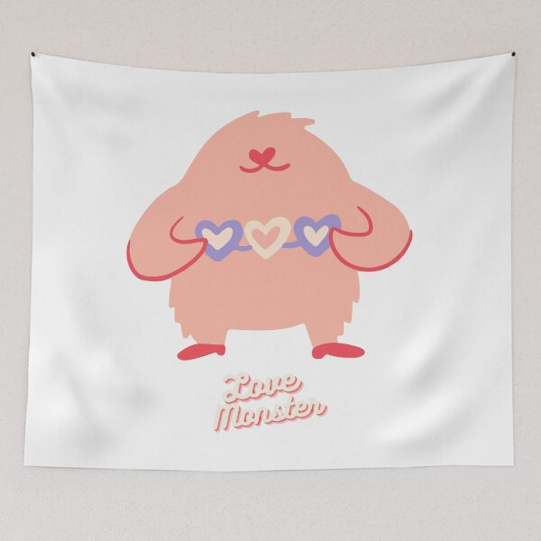 Item preview, Love Monster Cute and Funny Valentine's Day Gift designed and sold by Nathalie Aynié.