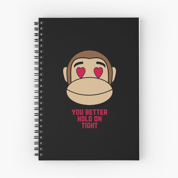 Item preview, Valentine's Day Love You Better Hold On Tight Spider Monkey designed and sold by Nathalie Aynié.