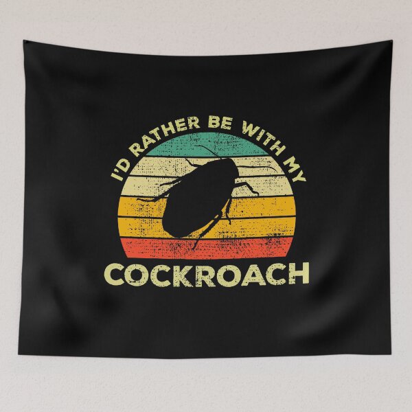 Item preview, I’d Rather Be With My Cockroach Vintage Gift For Pet Cockroach Owners designed and sold by JokeGysen.