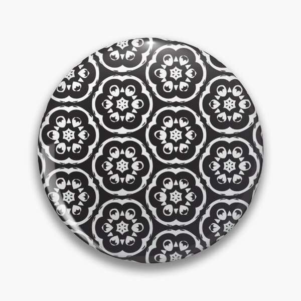 Item preview, The Palace Pattern in Black and White Design 486 designed and sold by Artnigel.