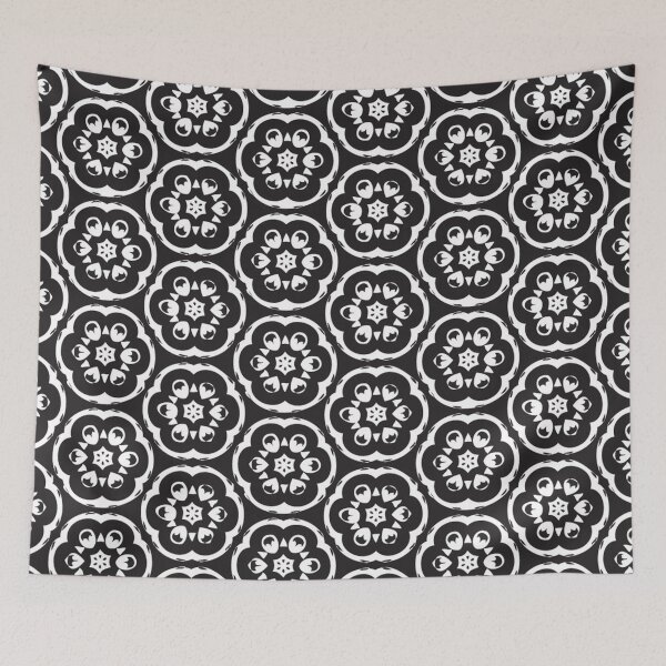 Item preview, The Palace Pattern in Black and White Design 486 designed and sold by Artnigel.