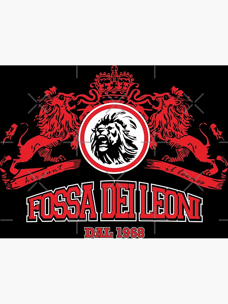 "Fossa Dei Leoni Curva Sud Milano" Poster for Sale by RB1899 Redbubble