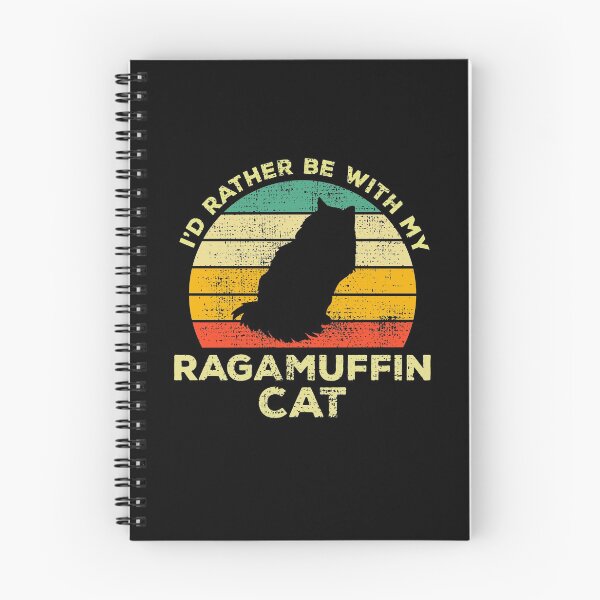 Item preview, I’d Rather Be With My Ragamuffin Cat Vintage Gift For Ragamuffin Owners designed and sold by JokeGysen.