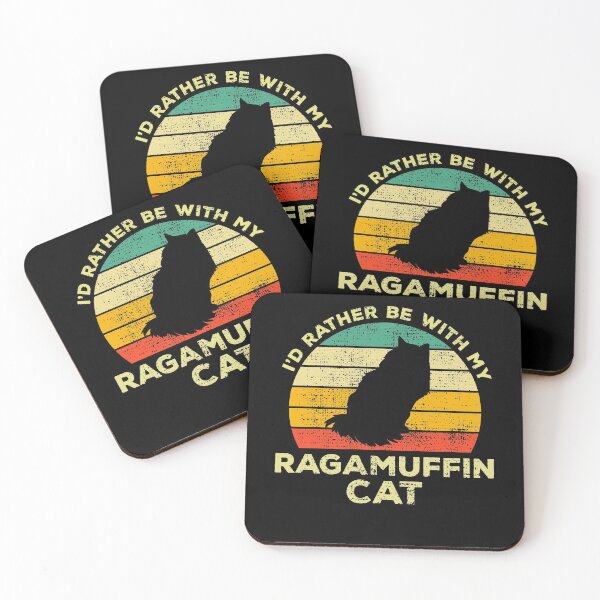 Item preview, I’d Rather Be With My Ragamuffin Cat Vintage Gift For Ragamuffin Owners designed and sold by JokeGysen.