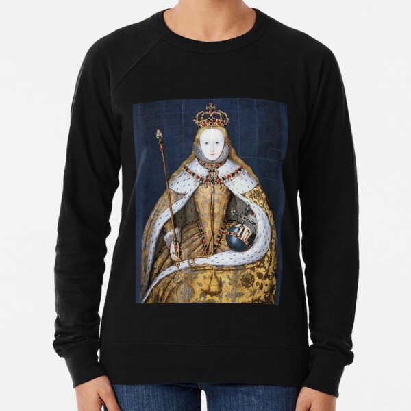 Elizabeth I Coronation Portrait Lightweight Sweatshirt