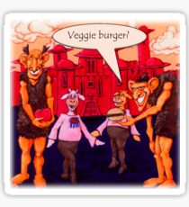 Giants Like Veggie Burgers Sticker