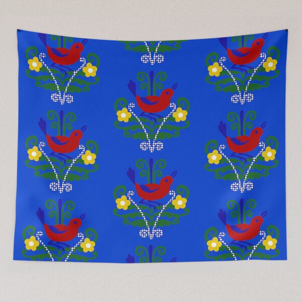 Item preview, Singing Sparrow - Folklore birds collection designed and sold by Print N Stuff by Cristina Stancu.