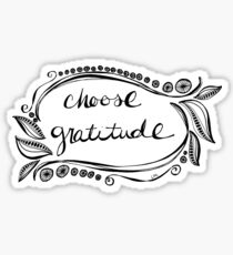 Choose Gratitude Sticker