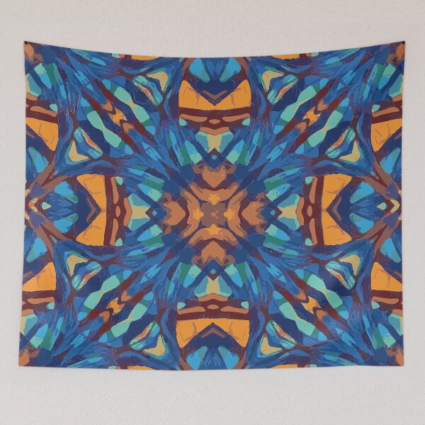 Item preview, Lovely Beautiful Blue Colored Pattern designed and sold by HeavenDesign99.