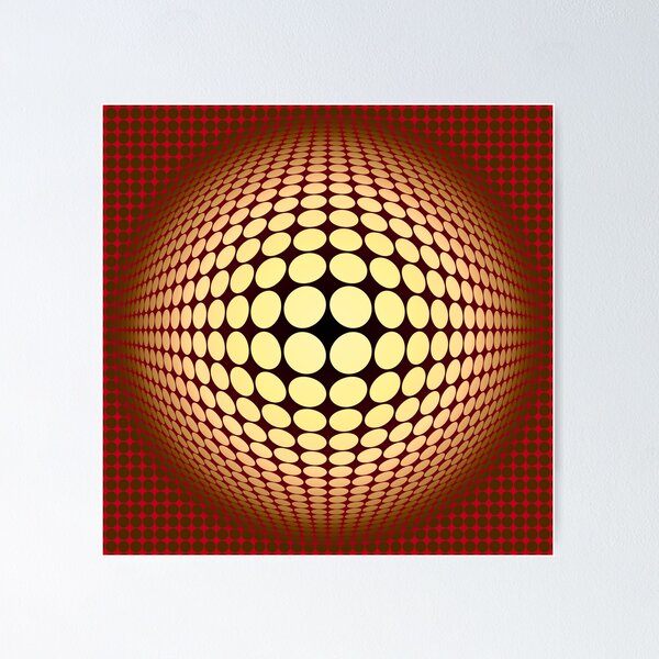 Item preview, Victor Vasarely Homage 300 designed and sold by Nicolas Roughton.