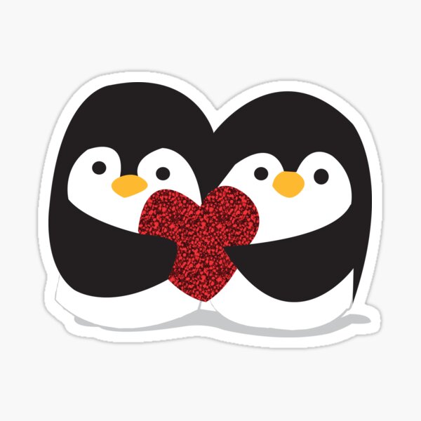 Penguin Love Sticker