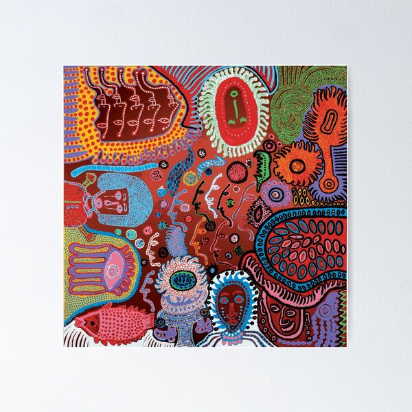 champignon yayoi kusama Poster