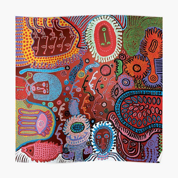 yayoi kusama fungus Poster