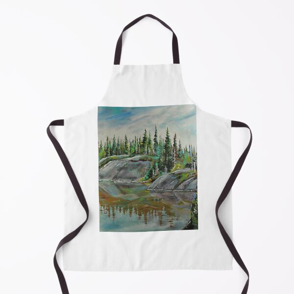 Item preview, Acrylic painting of the north designed and sold by mikemcglashon.