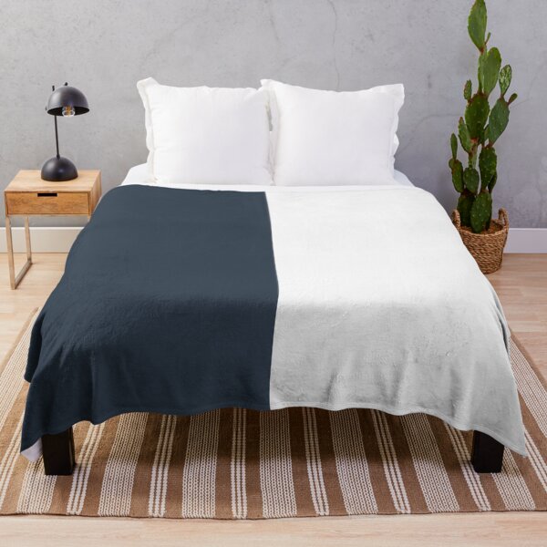 Item preview, Naval Navy Blue And White Half And Half designed and sold by rewstudio.
