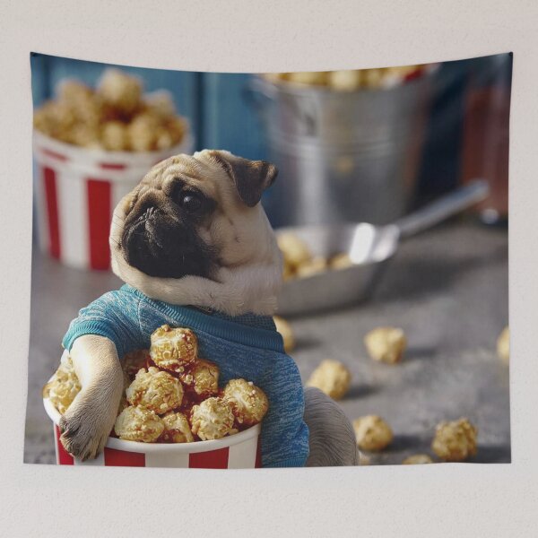 Item preview, Movie Theme Pug designed and sold by toppopin.