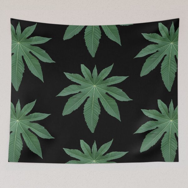 Item preview, castor leaf-black background designed and sold by CSouissi.