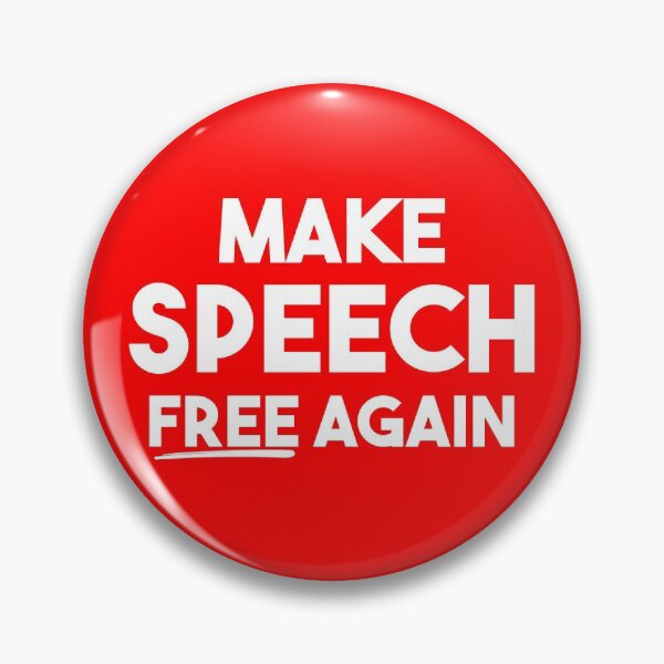 Item preview, Make Speech Free Again designed and sold by LazyBuffalo.