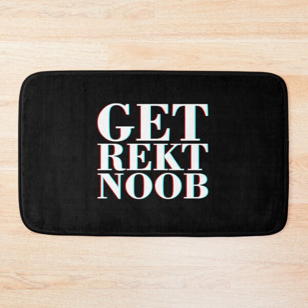 Item preview, Get Rekt Noob Old School Fashioned Saying By Gamers designed and sold by creativeloog.