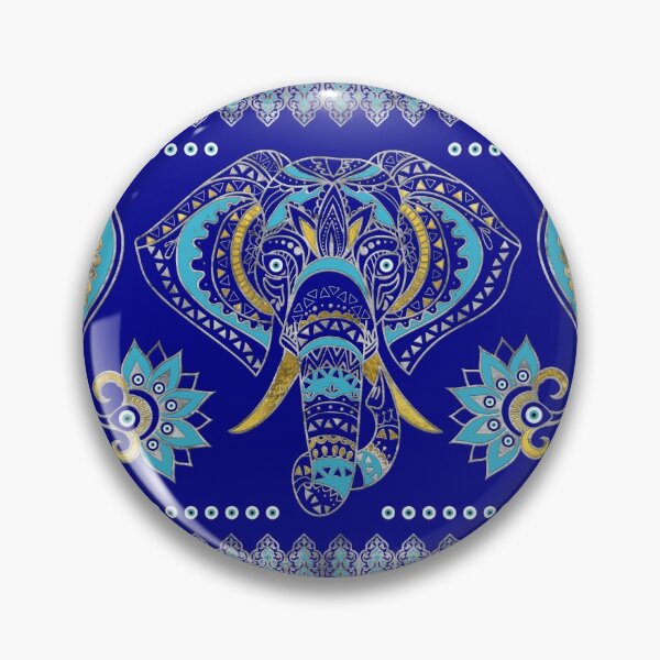 Item preview, Elephant Evil Eye Ornament designed and sold by k9printart.