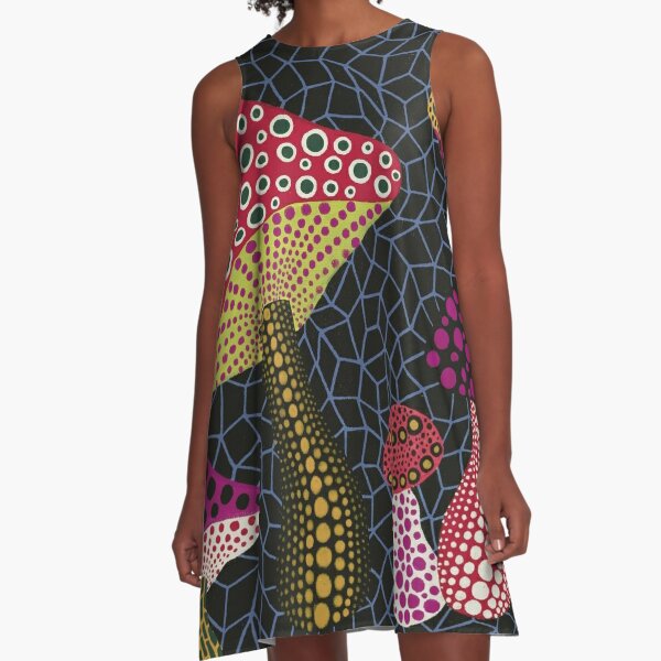 yayoi kusama art A-Line Dress