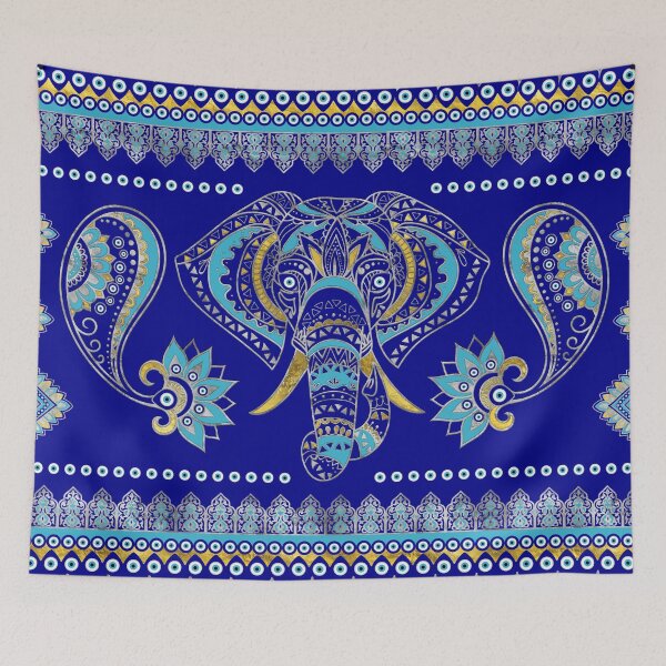 Item preview, Elephant Evil Eye Ornament designed and sold by k9printart.