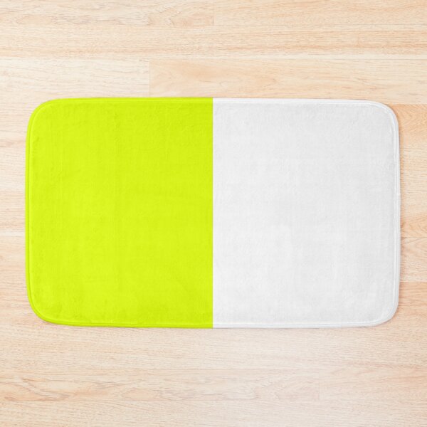 Item preview, Chartreuse Yellow And White Half And Half designed and sold by rewstudio.