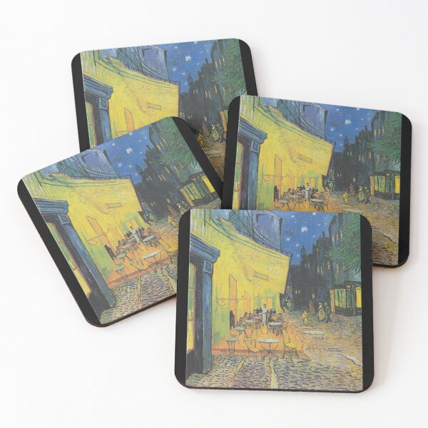 Item preview, Café Terrace At Night - Vincent Van Gogh  designed and sold by LemonbatStudio.