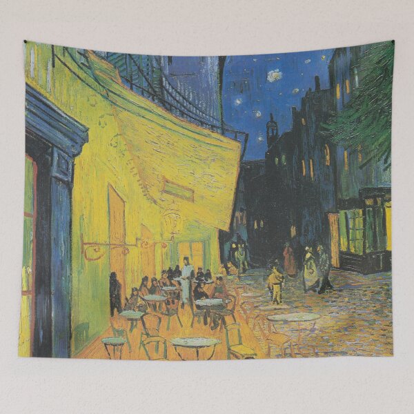 Item preview, Café Terrace At Night - Vincent Van Gogh  designed and sold by LemonbatStudio.