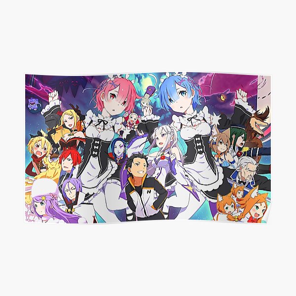 Re Zero 2 Posters Redbubble