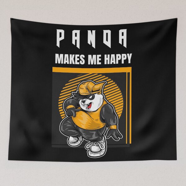 Item preview, Panda Makes Happy - Panda Lover designed and sold by The Full Cart.