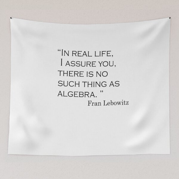 Item preview,  Fran Lebowitz quotes designed and sold by krypton4shirt.