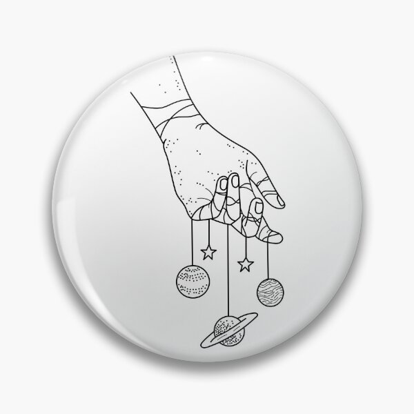 Item preview, Hand playing with planets art designed and sold by AznavourByKarin.