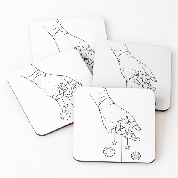 Item preview, Hand playing with planets art designed and sold by AznavourByKarin.