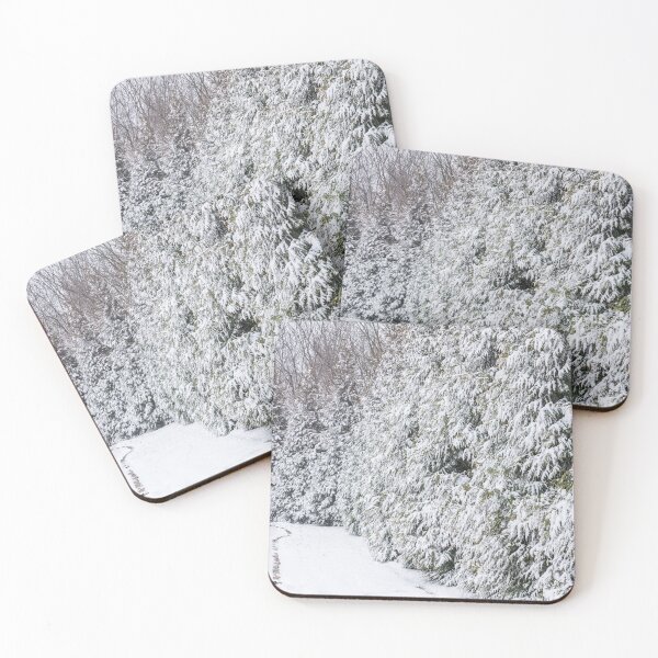 Item preview, Wall Of Snow Covered Cedars designed and sold by mljdwhite.